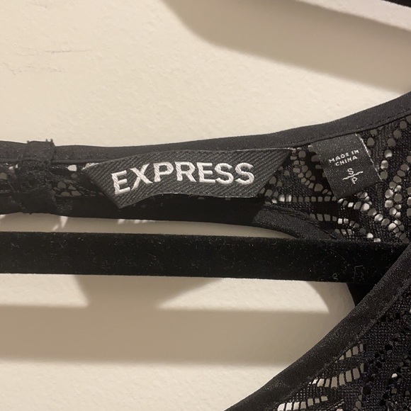 Black Lace Top - Express size Small - Picture 2 of 4